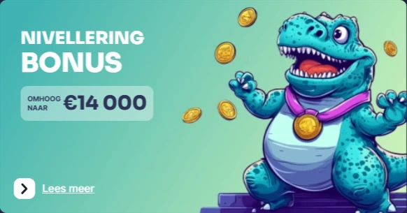 Level-up bonus tot €14.000 met springende munten