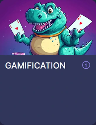 Gamificatie dinosaurus met kaarten en fiches